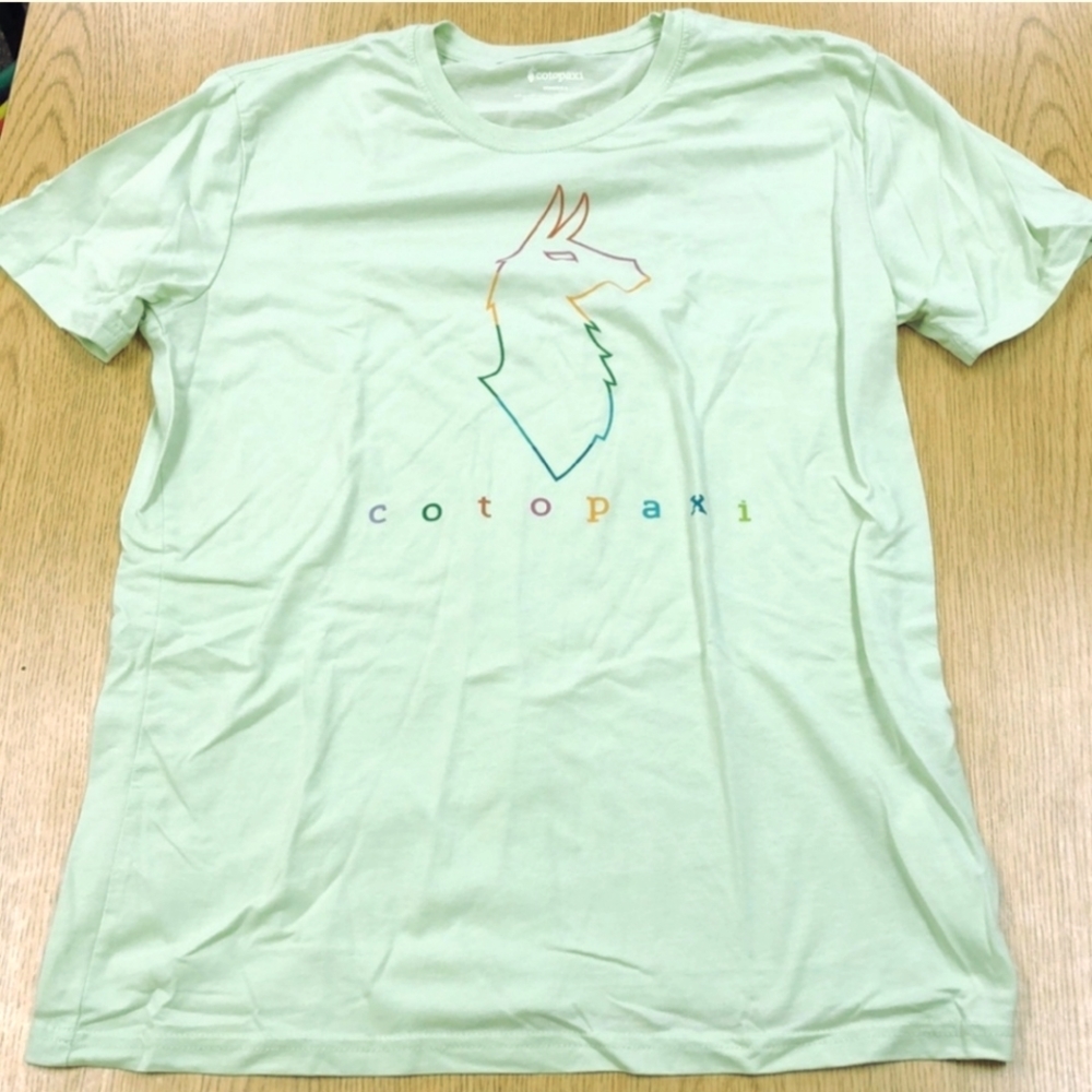 Cotopaxi Rainbow Llama tee-shirt